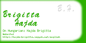 brigitta hajda business card